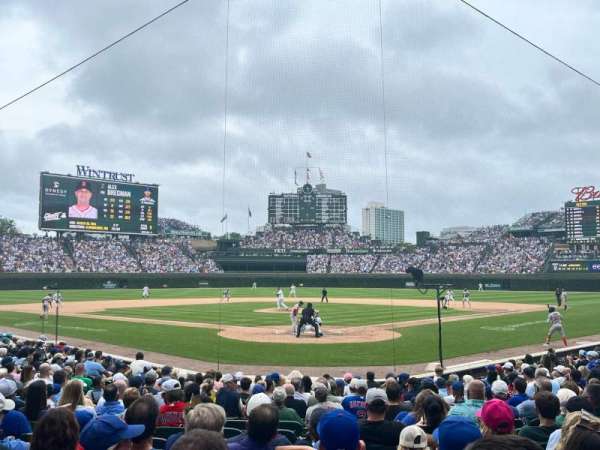 Wrigley Field, section: 117, row: 1, seat: 7
