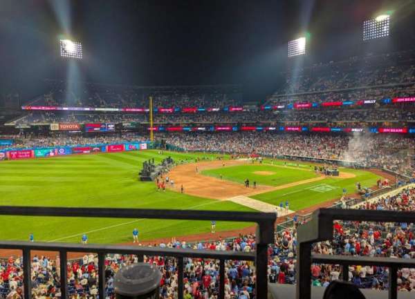 Citizens Bank Park, section: 234, row: 1, seat: Q