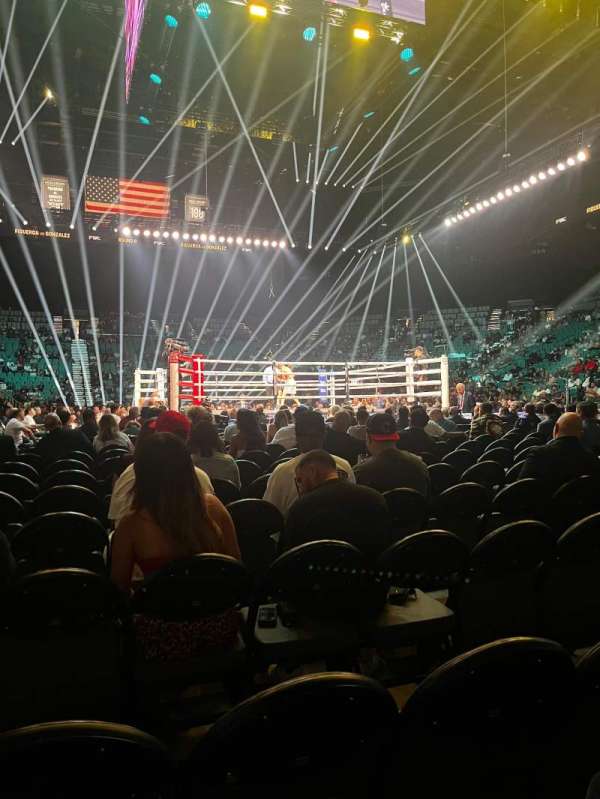 MGM Grand Garden Arena, section: Floor G, row: K, seat: 9