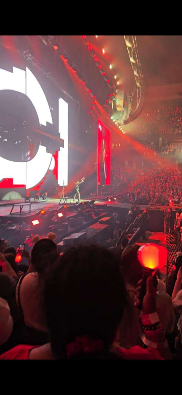 Honda Center, section: 210, row: F, seat: 5