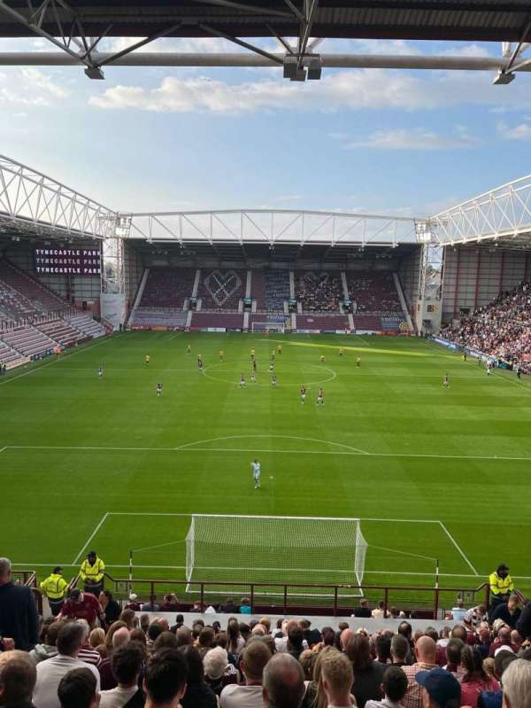 Tynecastle Stadium, section: X, row: 24, seat: 15