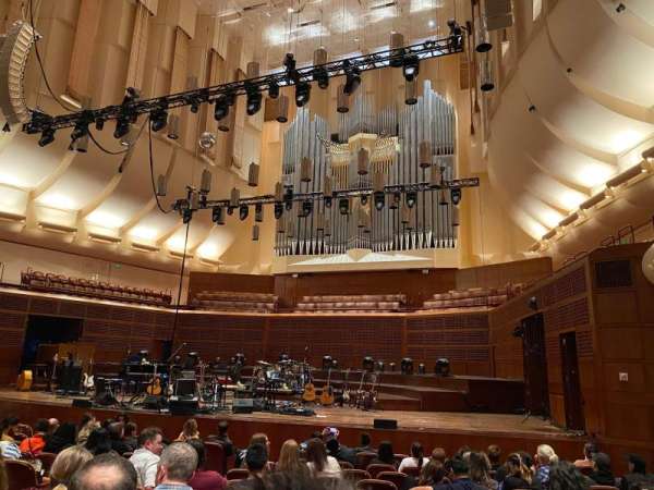 Davies Symphony Hall, section: Orchestra R, row: L, seat: 14