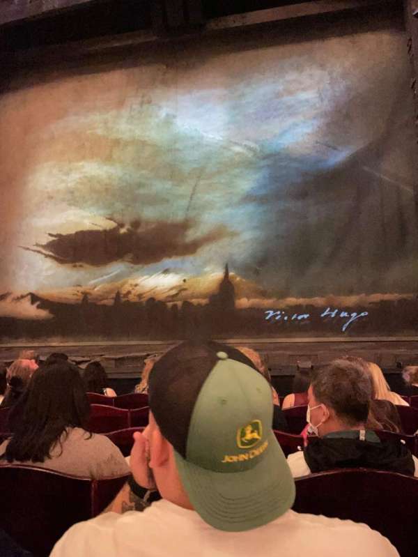 Sondheim Theatre, West End, section: Stalls, row: F, seat: 11