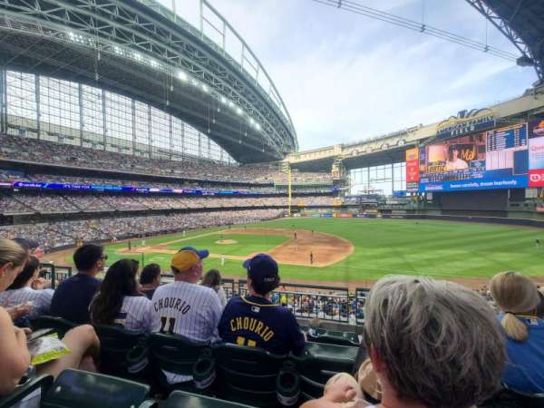 American Family Field, section: 211, row: 4, seat: 7