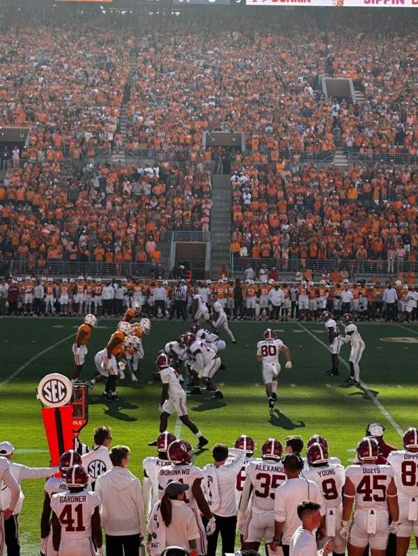 Neyland Stadium, section: C, row: 9, seat: 3