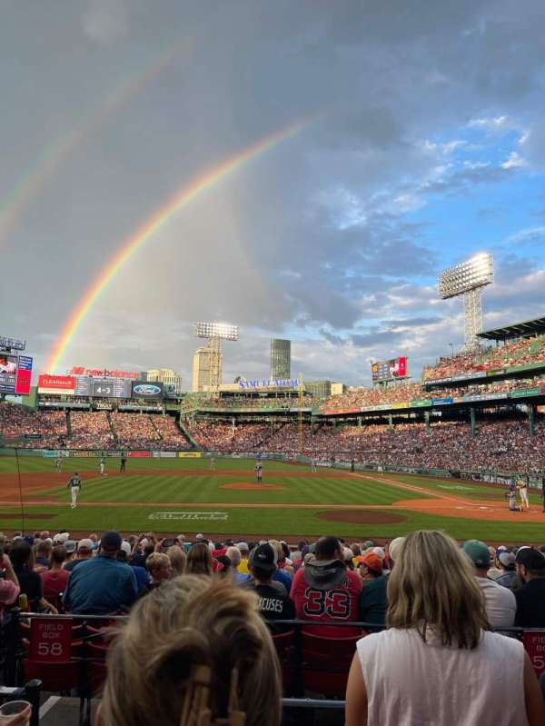 Fenway Park, section: Loge Box 144, row: CC, seat: 3