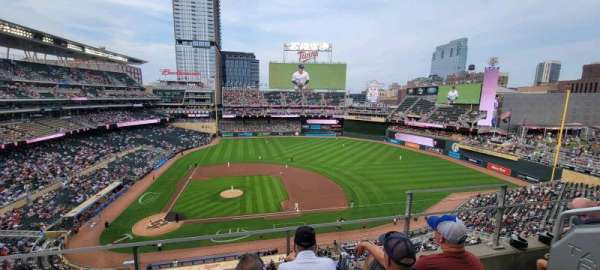 Target Field, section: 210, row: 3, seat: 4