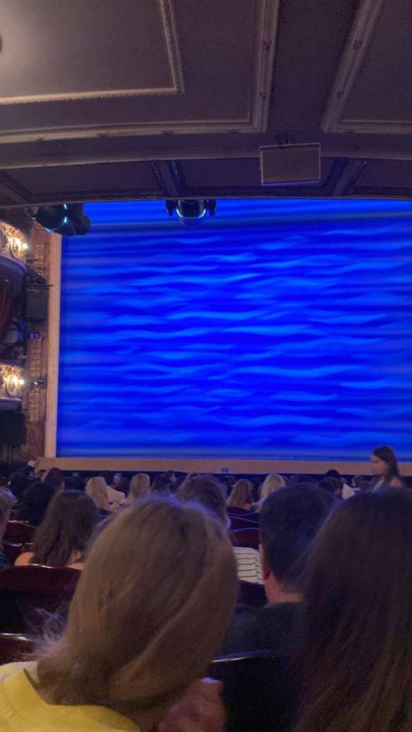 Novello Theatre, section: Stalls, row: R, seat: 10