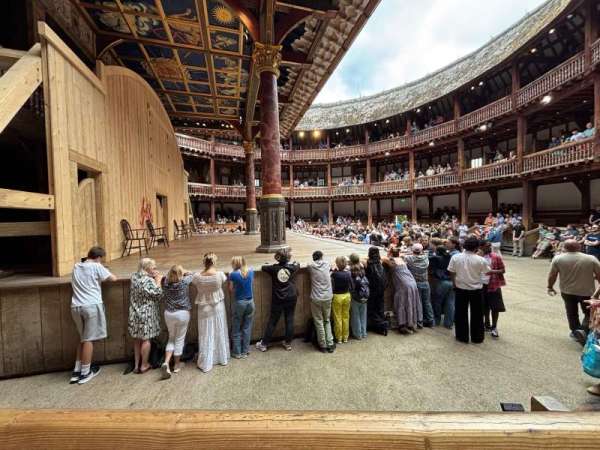Globe Theatre at Shakespeare's Globe, section: Lower Gallery Bay P, row: A, seat: 50