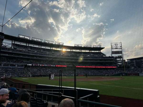 Nationals Park, section: 133, row: E, seat: 6