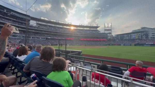 Nationals Park, section: 133, row: E, seat: 3