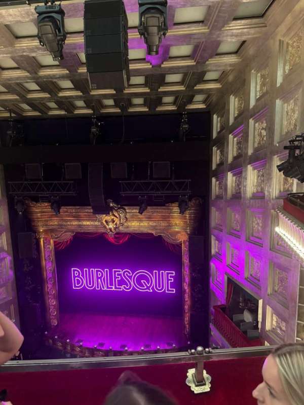 Savoy Theatre, section: Grand Circle, row: B, seat: 4