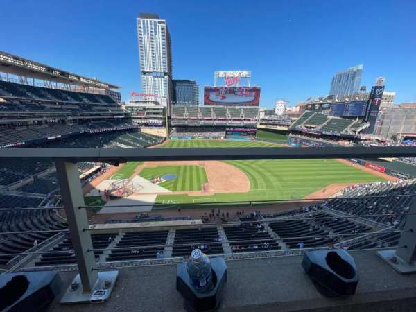 Target Field, section: 209, row: 1, seat: 21