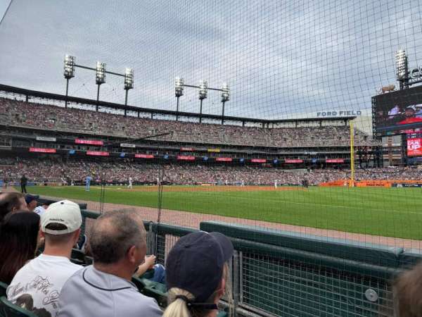 Comerica Park, section: 116, row: 3, seat: 19