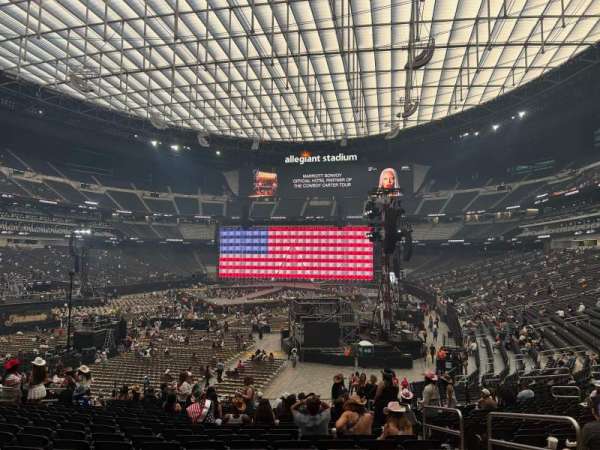Allegiant Stadium, section: 143, row: 28, seat: 3