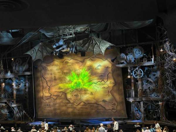 Gershwin Theatre, section: Orchestra R, row: x, seat: 18