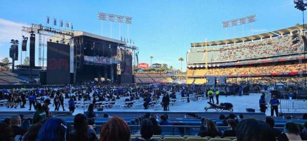 Dodger Stadium, section: 35FD, row: H, seat: 4