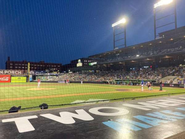 CHS Field, section: 113, row: 4, seat: 1