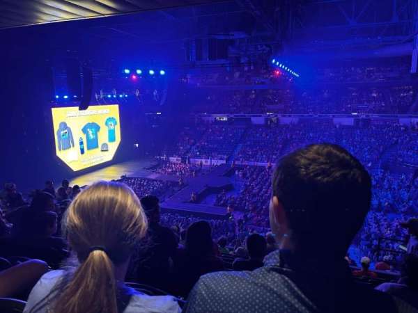 DCU Center, section: 210, row: K, seat: 4
