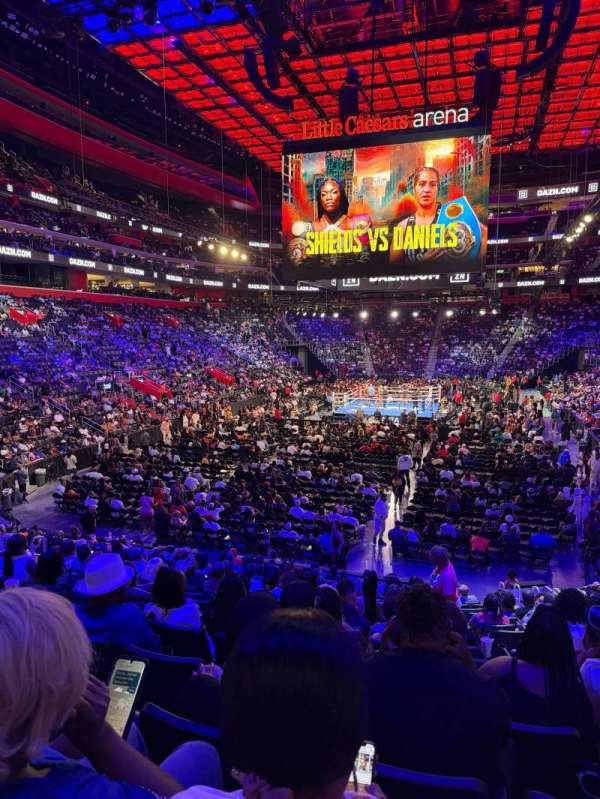 Little Caesars Arena, section: 115, row: 16, seat: 8