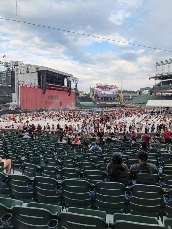 Wrigley Field, section: 105, row: 13, seat: 3
