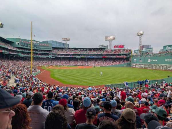 Fenway Park, section: Right Field Box 89, row: WW, seat: 8