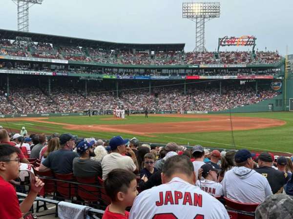 Fenway Park, section: Loge Box 99, row: CC, seat: 1