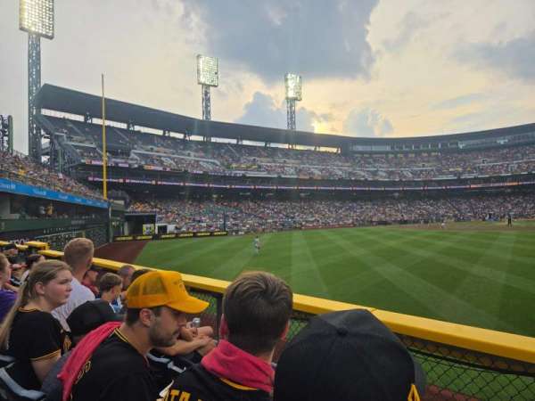 PNC Park, section: 140, row: C, seat: 4