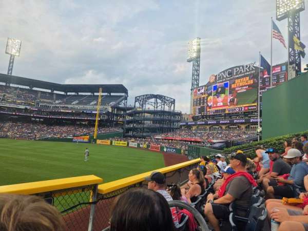 PNC Park, section: 140, row: C, seat: 4