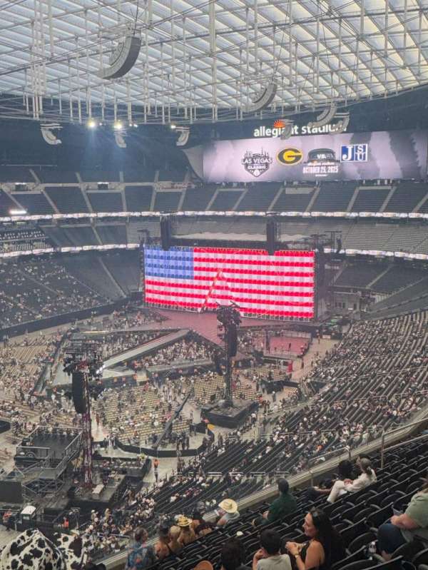 Allegiant stadium, section: 344, row: 13