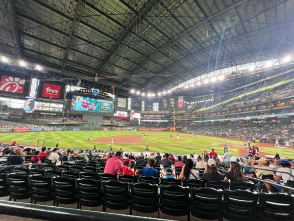 Chase Field, section: 128, row: 21, seat: 3