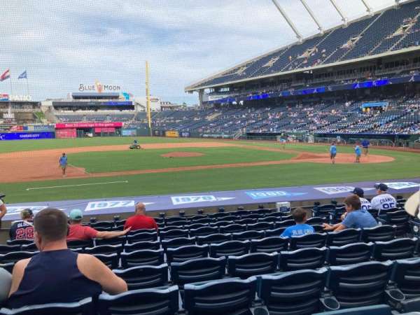 Kauffman Stadium, section: 120, row: L, seat: 5