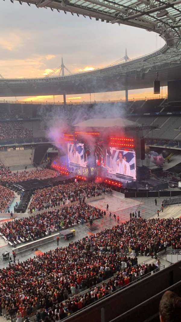 Stade de France, section: G1, row: 63, seat: 9