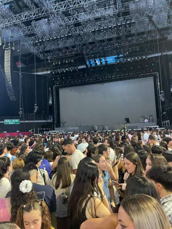 Movistar Arena, Madrid, section: pista back