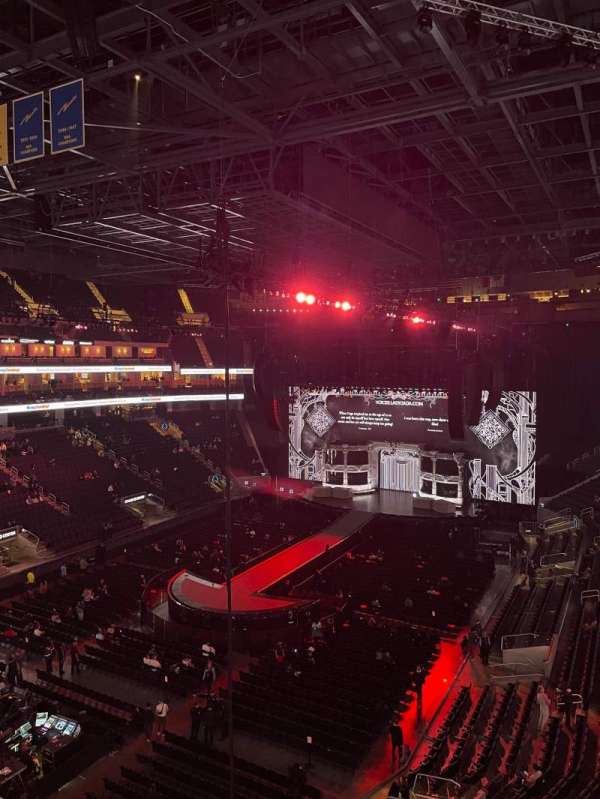 Chase Center, section: 210, row: 1, seat: 15