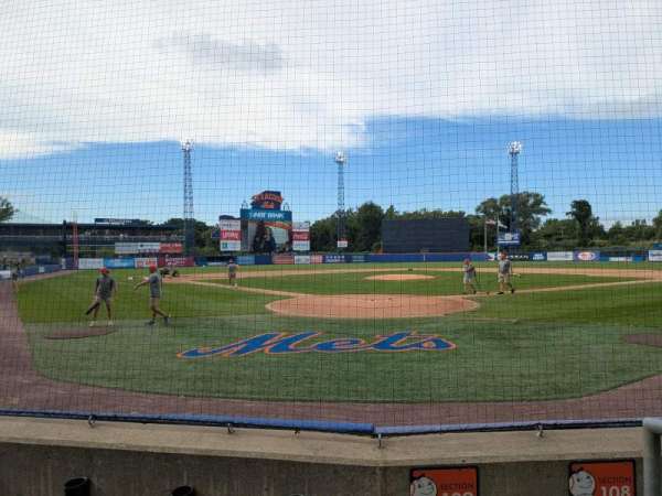 NBT Bank Stadium, section: 109, row: 3, seat: 1