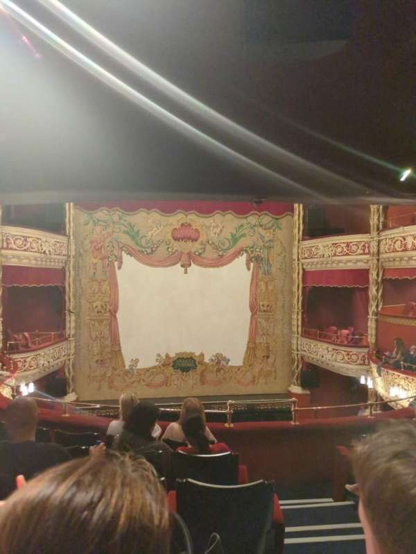 Gaiety Theatre, section: Dress circle, row: F, seat: 14