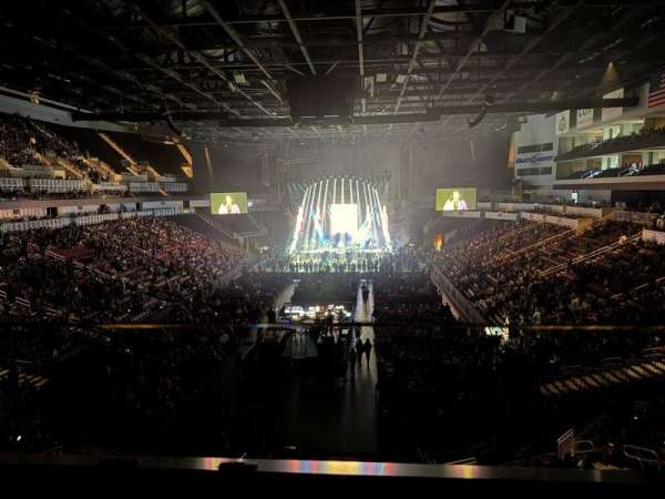 Intrust Bank Arena, section: 209, row: A, seat: 4