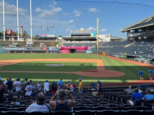 Kauffman Stadium, section: 124, row: V, seat: 7