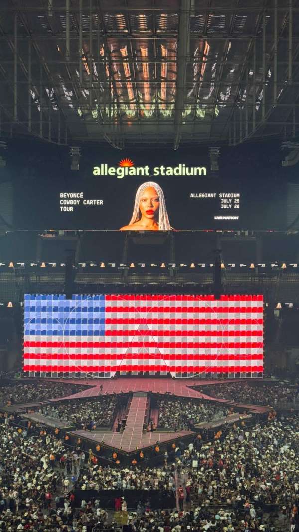 Allegiant Stadium, section: 201, row: 13, seat: 4