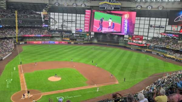 American Family Field, section: 418, row: 9, seat: 9