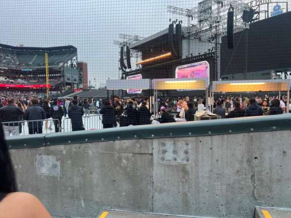 Oracle Park, section: 101L, row: 6, seat: 1