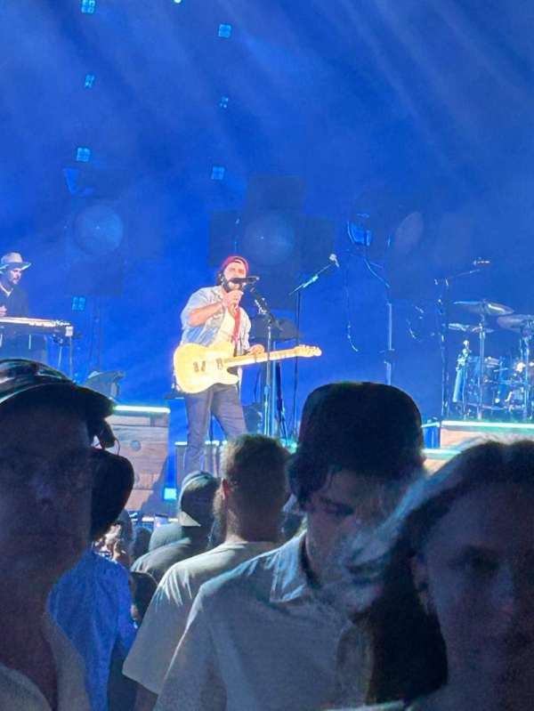 Coastal Credit Union Music Park at Walnut Creek, row: P, seat: 1