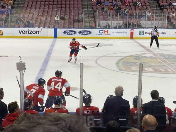 Amerant Bank Arena, section: 101, row: 14, seat: 14