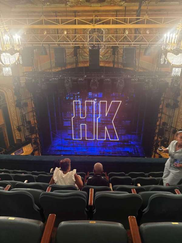 Shubert Theatre, section: Balcony C, row: F, seat: 107