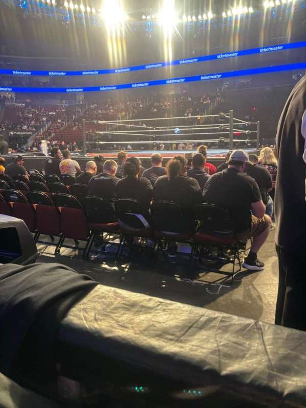 Prudential Center, section: 8, row: 1, seat: 1