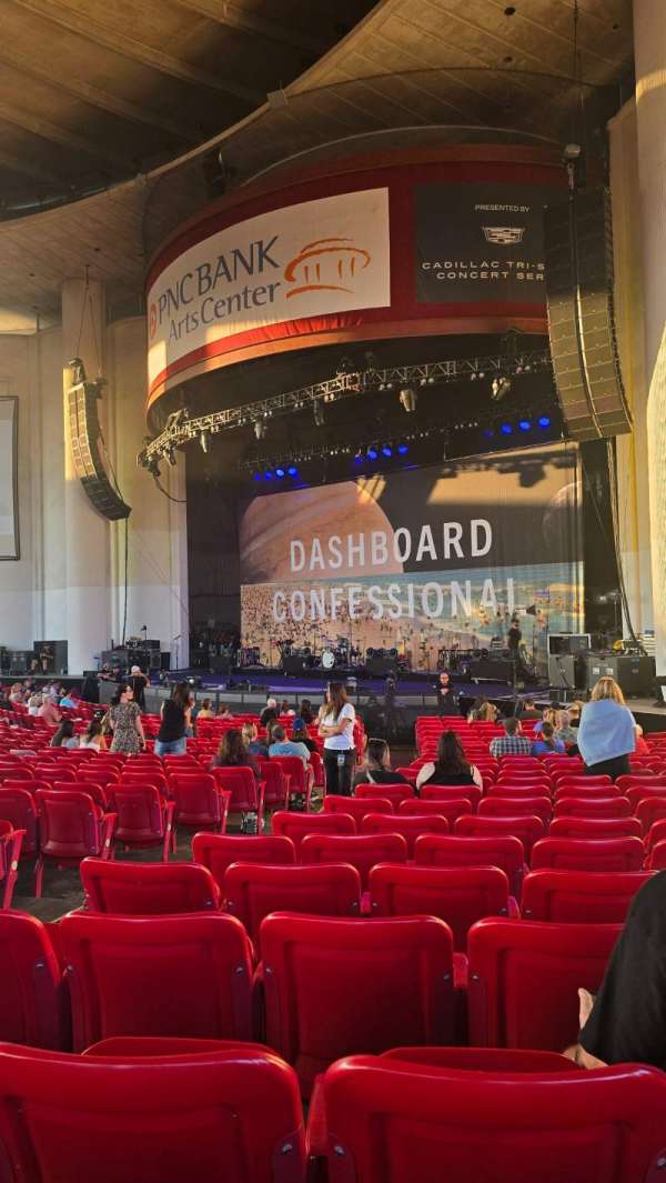 PNC Bank Arts Center, section: 101, row: W, seat: 12
