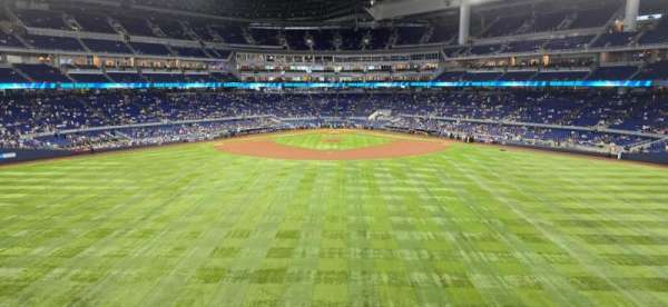 LoanDepot Park, section: 134, row: 2, seat: 2