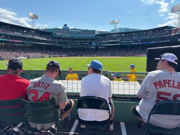 Fenway Park, section: Bleacher 40, row: 3, seat: 16