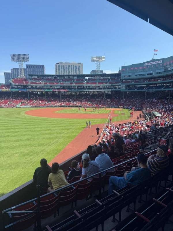 Fenway Park, section: Grandstand 33, row: 4, seat: 13